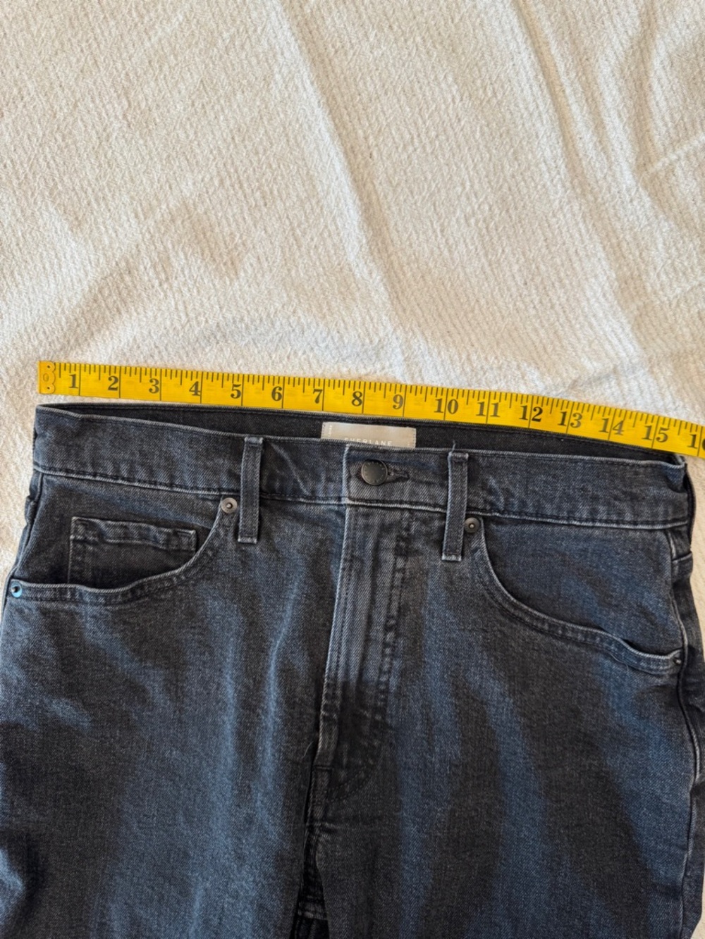Everlane Cheeky original Black High-Rise Straight-Leg Jeans 29 - Picture 8 of 12